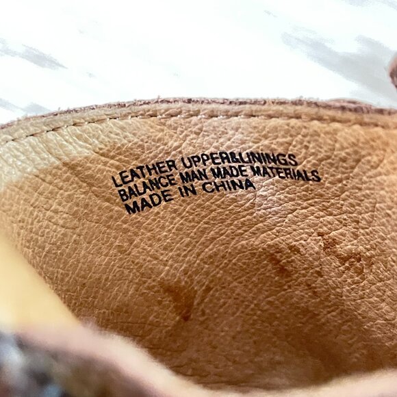 Born 7 Sandals Annette Bronze Brown Copper Leather Flower Platform Wedge Slides - Picture 12 of 12